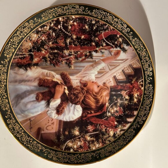 Sandra Kuck "Night Before Christmas" Authentic Collectable Plate - Picture 2 of 10